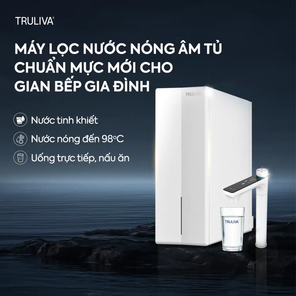 Máy lọc nước âm tủ bếp Truliva UR61096H