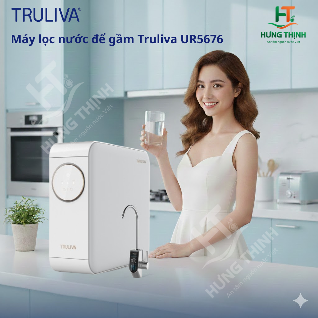 Máy lọc nước âm tủ bếp Truliva UR5676